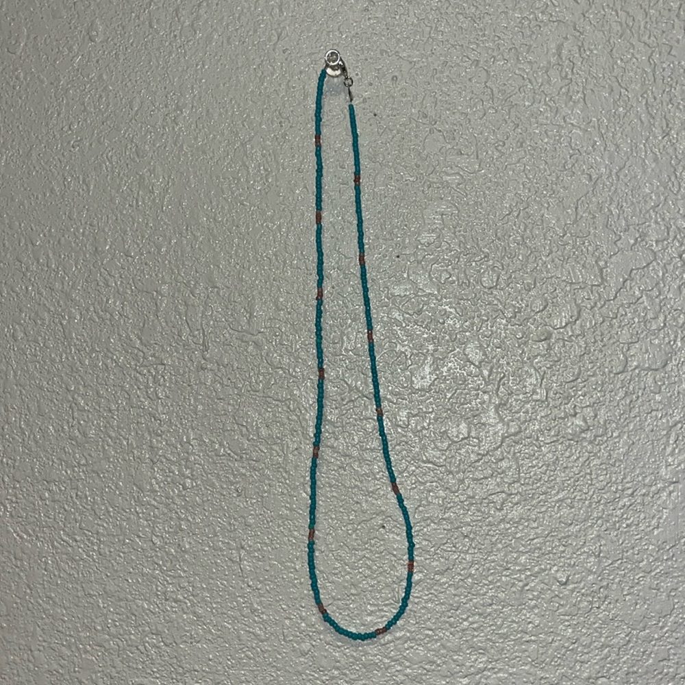 Hand made seed bead necklace